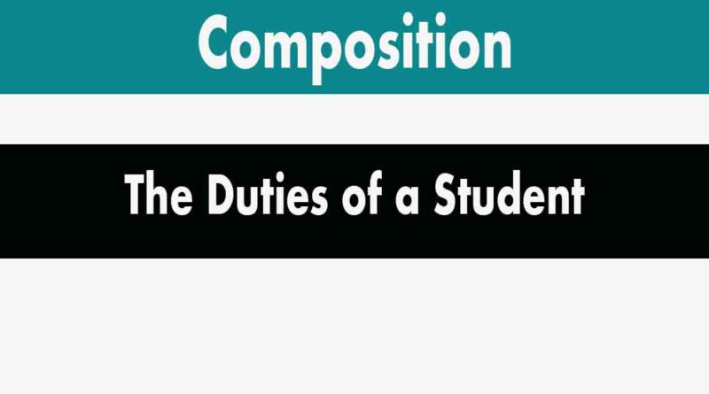 Duties-of-a-student-composition for ssc